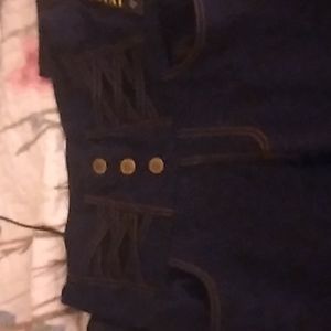 Black and dark blue xl leggings/jeggings